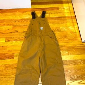 Kid size 12 Carhartt overalls non-insulated